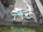 Meisje fiets woezel en pip 2 tot 4 jaar mint groen, Ophalen of Verzenden