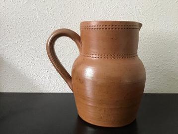 Franse aardewerken grès kan. 17,5 hoog. beschikbaar voor biedingen