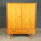 Vintage hoogglans highboard kast – notenhout – jaren 60, Ophalen of Verzenden, Huis en Inrichting