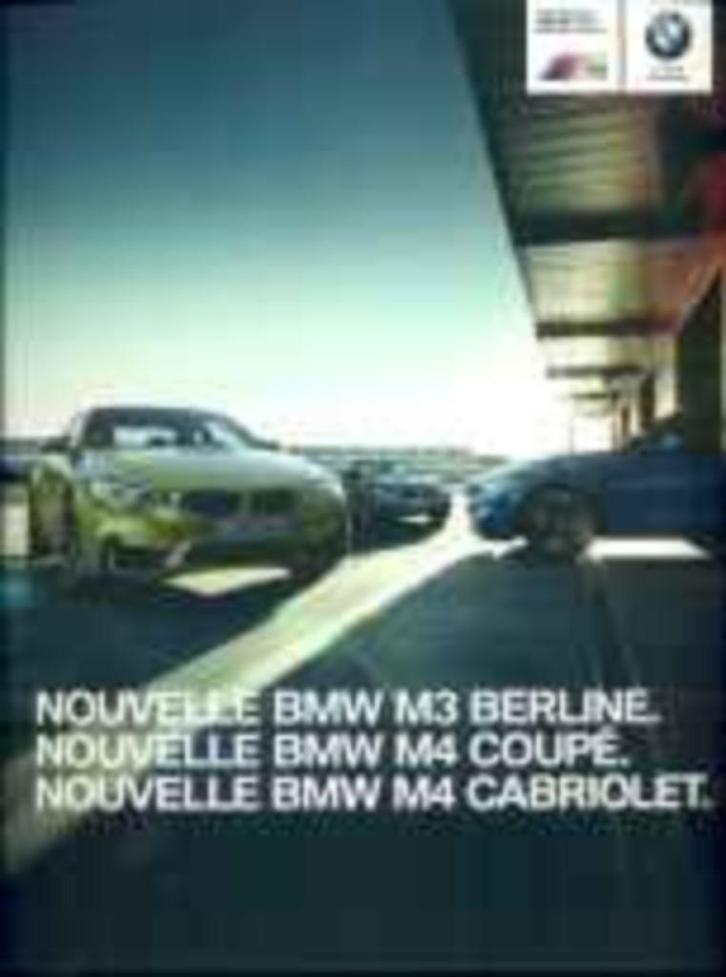 BMW M3, M4 Lim Coupe Cabrio (E90, F80) brochure/auto folder, Boeken, Auto's | Folders en Tijdschriften, Zo goed als nieuw, BMW