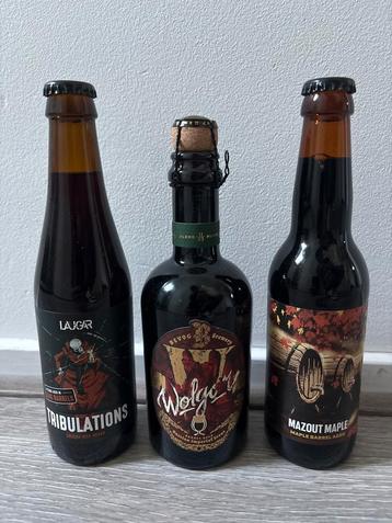 Diverse barrel aged bieren: Laugar, Bevog, Hoppy Road beschikbaar voor biedingen