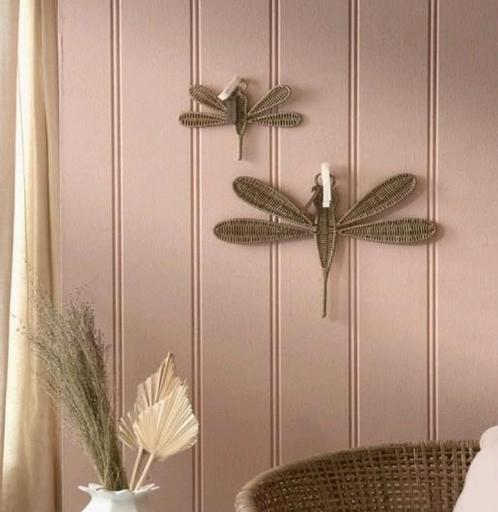 2pcs rivièra maison rustic rattan dragonfly, Huis en Inrichting, Woonaccessoires | Overige, Nieuw, Ophalen of Verzenden