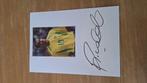 Hard papier 20x30cm met handtekening; Rivaldo # Barcelona, Verzenden, Nieuw, Buitenlandse clubs