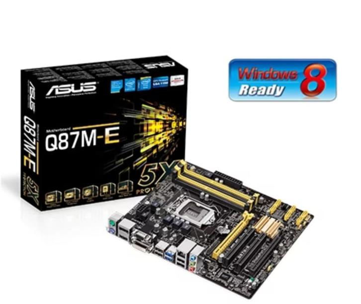 Asus Q87M-E socket 1150, Computers en Software, Moederborden, Gebruikt, Verzenden