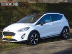 Ford Fiesta 1.0 125pk EcoBoost Hybrid Active X met Camera en, Stof, Gebruikt, Euro 6, Wit