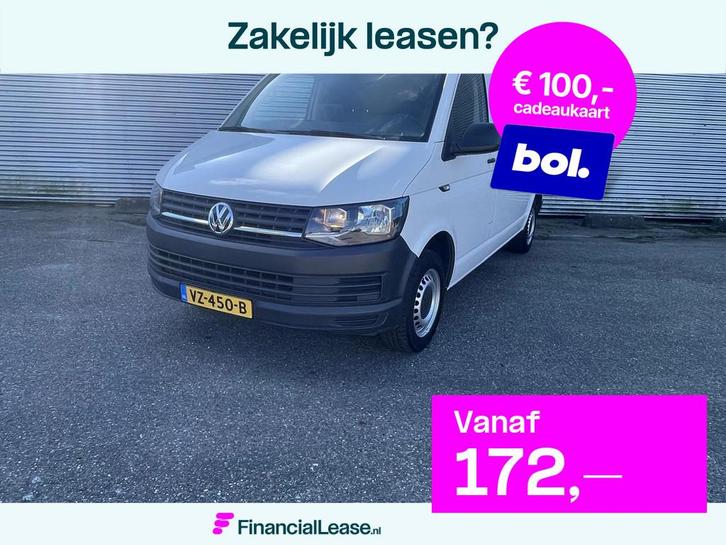Volkswagen Transporter 2.0 TDI L2H2 Trendline, Auto's, Bestelauto's, Bedrijf, Lease, Financial lease, ABS, Airbags, Airconditioning
