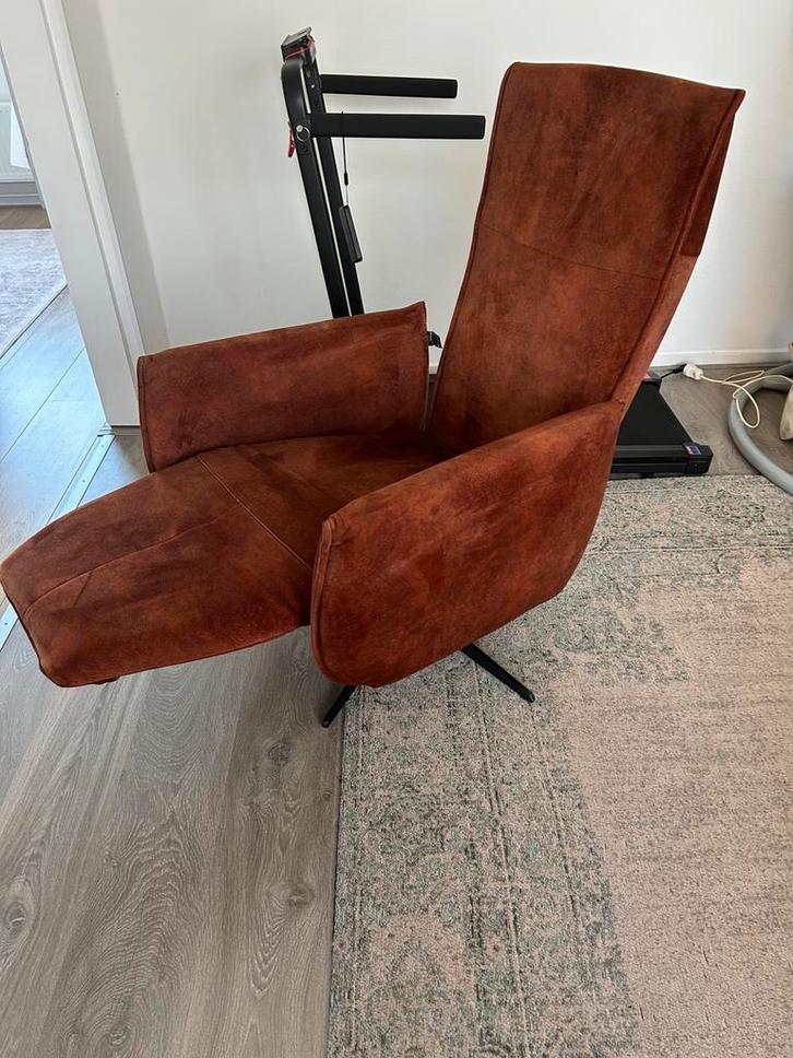 Relax fauteuil verstelbaar en 360 draaibaar, Huis en Inrichting, Fauteuils, Zo goed als nieuw, 50 tot 75 cm, Ophalen