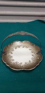 bonbon schaal met verzilverde drager, Ophalen of Verzenden, 'T Olde Gre-j, Info@toldegrej.nl, Endepoelstraat 20f Didam