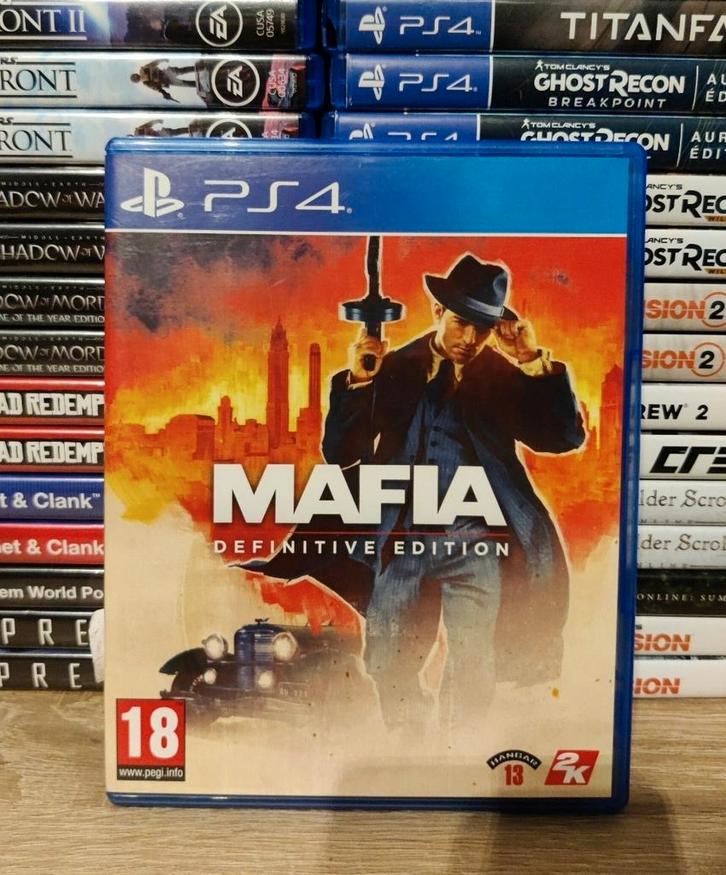 Mafia definitive edition PlayStation 4, Spelcomputers en Games, Games | Sony PlayStation 4, Zo goed als nieuw, Avontuur en Actie