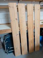 4 grenen planken, Doe-het-zelf en Verbouw, Hout en Planken, Gebruikt, Minder dan 25 mm, Grenen, Ophalen of Verzenden