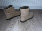 Manfield Beige Korte Laarsjes Maat 42, Verzenden, Beige, Lage of Enkellaarzen, Zo goed als nieuw