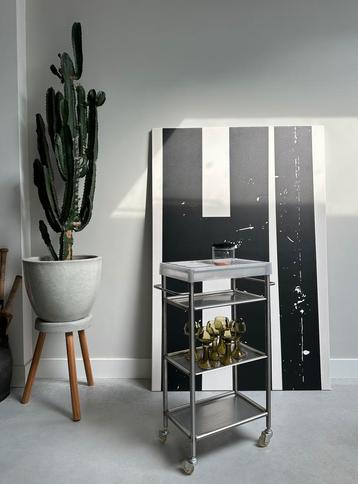 Vintage 2003 IKEA Racken trolley Knut en Marianne Hagberg beschikbaar voor biedingen