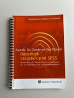 Basisboek statistiek met SPSS, Ophalen of Verzenden, Zo goed als nieuw, HBO