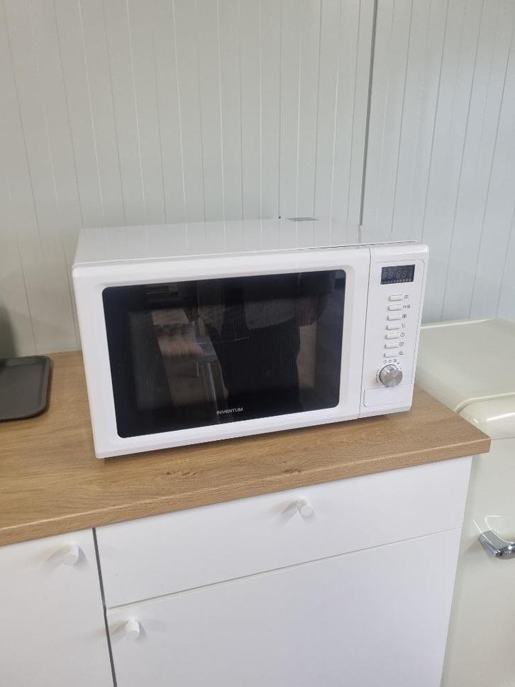 Vrijstaande Combi Magnetron Inventum MN252CW – Wit, Witgoed en Apparatuur, Magnetrons, Zo goed als nieuw, Vrijstaand, Combimagnetron