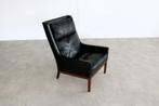 vintage fauteuil | easy chair | jaren 60 | Kai Lyngfeldt, Huis en Inrichting, Fauteuils, Gebruikt, ., Minder dan 75 cm, Hout