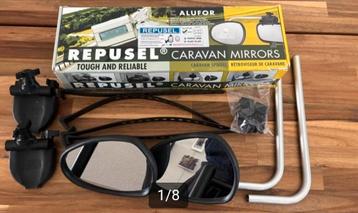 Caravanspiegels Repusel Alufor 3000
Vlakke spiegel
Korte arm beschikbaar voor biedingen