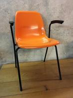 Sulo jaren 70 oranje kuipstoel , 2 in voorraad, Huis en Inrichting, Stoelen, Ophalen, Gebruikt, Onbekend, Metaal