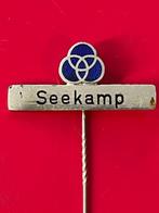 Emaille Speldje KRUPP (Vrachtwagens) Autodealers, Verzenden, Gebruikt, Transport, Speldje of Pin
