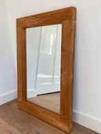 Spiegel hout teak, Huis en Inrichting, Woonaccessoires | Spiegels, Ophalen, Zo goed als nieuw, Rechthoekig, Minder dan 100 cm