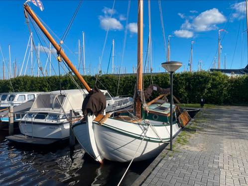 Orginele Lemster aak 10 meter. Blomaak, Watersport en Boten, Platbodems, Zo goed als nieuw, Polyester, Diesel, Ophalen of Verzenden