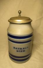antiek bierpul Bavaria bier 1924, Verzamelen, Verzenden, Zo goed als nieuw, Pul(len), Bavaria