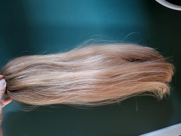 V-part haarwerk. 100% echt haar. Nieuw!, Sieraden, Tassen en Uiterlijk, Uiterlijk | Haarverzorging, Nieuw, Pruik of Haarverlenging