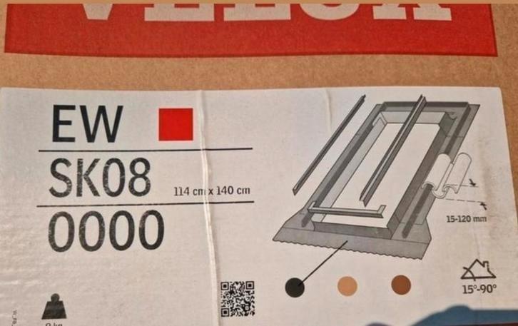 Velux renovatie gootstukken EW SK 08-OOOO (114cmx140cmm), Doe-het-zelf en Verbouw, Glas en Ramen, Nieuw, Dakraam, 120 tot 160 cm