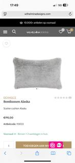 3 bont kussens Alaska en plaid van Eichholtz ORIGINEEL, Ophalen, Zo goed als nieuw, Grijs