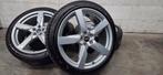 21" Audi Q5 SQ5 Audi Sport originele velgen zomerbanden 7mm, Auto-onderdelen, Gebruikt, 255 mm, Banden en Velgen, V