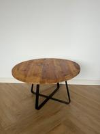 Salontafel eiken, Huis en Inrichting, Tafels | Bijzettafels, Ophalen, Gebruikt, Rond