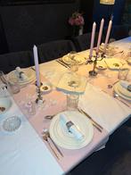 TE HUUR - romantische servies set vanaf 2 personen, Ophalen, Zo goed als nieuw, Valentijn of Romantisch