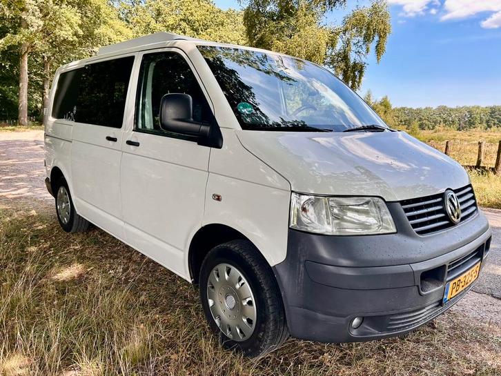 Volkswagen T 5 1.9 td buscamper airco bj. 2008, Caravans en Kamperen, Campers, Particulier, tot en met 2, Buscamper of Camperbus