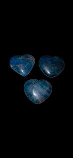 Blauwe apatiet hartjes, Ophalen of Verzenden, Mineraal