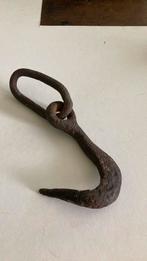 Antiek smeedijzer haak melotte ploeg 13cm, Antiek en Kunst, Ophalen of Verzenden