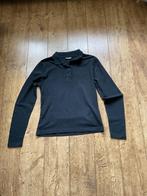 Polo lange mouw kleur zwart maat L merk Hanes, Hanes, Zwart, Maat 42/44 (L), Ophalen of Verzenden