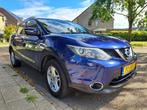 NETTE NISSAN QASHQAI TEKNA LEER,PANO,360 CAM,19",NW KETTING, Auto's, Nissan, Voorwielaandrijving, Zwart, 4 cilinders, Blauw