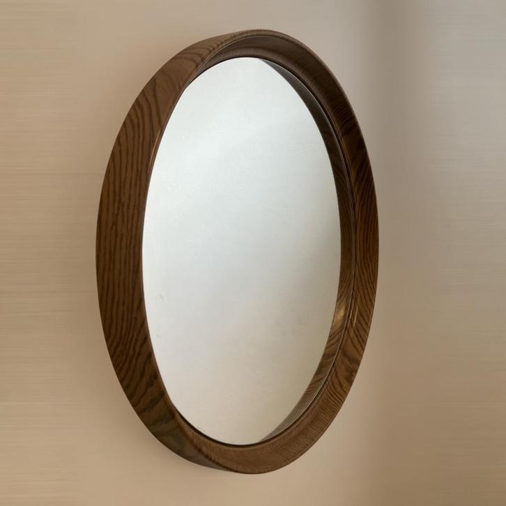 Vintage kunststof 67 Ø wand spiegel 70,s, Huis en Inrichting, Woonaccessoires | Spiegels, Zo goed als nieuw, 50 tot 75 cm, Minder dan 100 cm