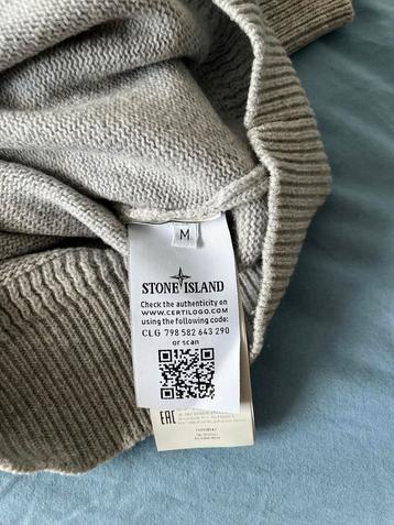 Stone Island Trui Grijs Maat M - Top Conditie! beschikbaar voor biedingen