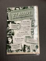 Wens-/verjaardagskaart / Kroniek kaart - 21 maart, Ophalen of Verzenden, Nieuw