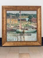 Childe Hassam Framed Print Oyster Sloop, Ophalen of Verzenden