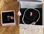Pandora Moments armband met rosé details & hangers, Ophalen of Verzenden, Zo goed als nieuw, Goud, Zilver