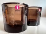 2 Iittala KIVI Marimekko Waxinelichthouder~Sand 2007, Huis en Inrichting, Woonaccessoires | Kandelaars en Kaarsen, Ophalen of Verzenden
