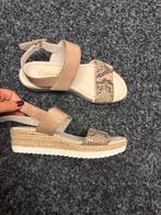Nieuw beige leer sandalen merk Gabor maat 36, Beige, Nieuw, GABOR, Sandalen of Muiltjes