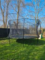 Hele grote mooie Exit trampoline met basketbalnet 427cm, Zo goed als nieuw, Ophalen
