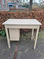 Vintage bureau, werkplek, houten desk met ladebloj, Ophalen, Gebruikt, Vintage, Bureau
