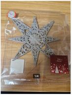 Zilverkleurige ster piek, Diversen, Kerst, Evora, Onbekend, Ophalen of Verzenden, Zo goed als nieuw