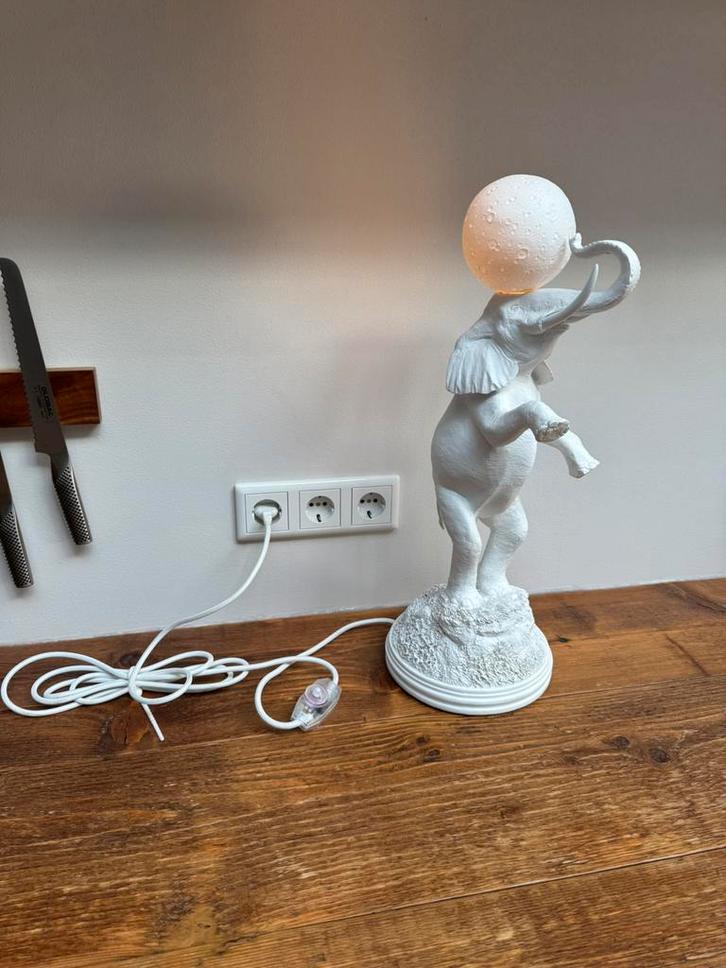 Seletti marcantonio ELEPHANT LAMP uniek, Huis en Inrichting, Lampen | Tafellampen, Zo goed als nieuw, Minder dan 50 cm, Ophalen