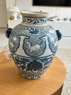 Yuan Dynasty Style Blue & White  Jar vase, Antiek en Kunst, Ophalen of Verzenden