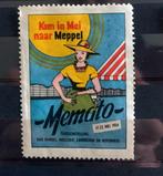 Sluitzegel stads promotie VVV Meppel 3, Ophalen of Verzenden, T/m 1940, Gestempeld