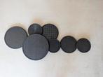Muurornament By-Boo Round & Round Black, Ophalen, Nieuw